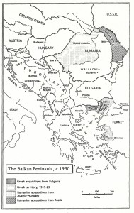 Balkan Peninsula c1930