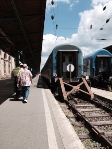 Budapest Zeleti train station with porter