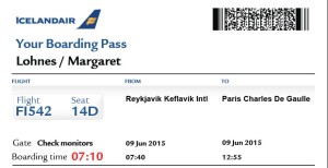 Iceland Air boarding pass Maggie2