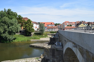 Regensburg old stone bridge